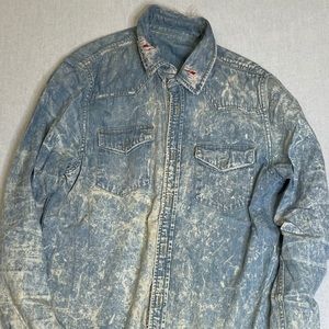 Guess Western Style Denim Button Up